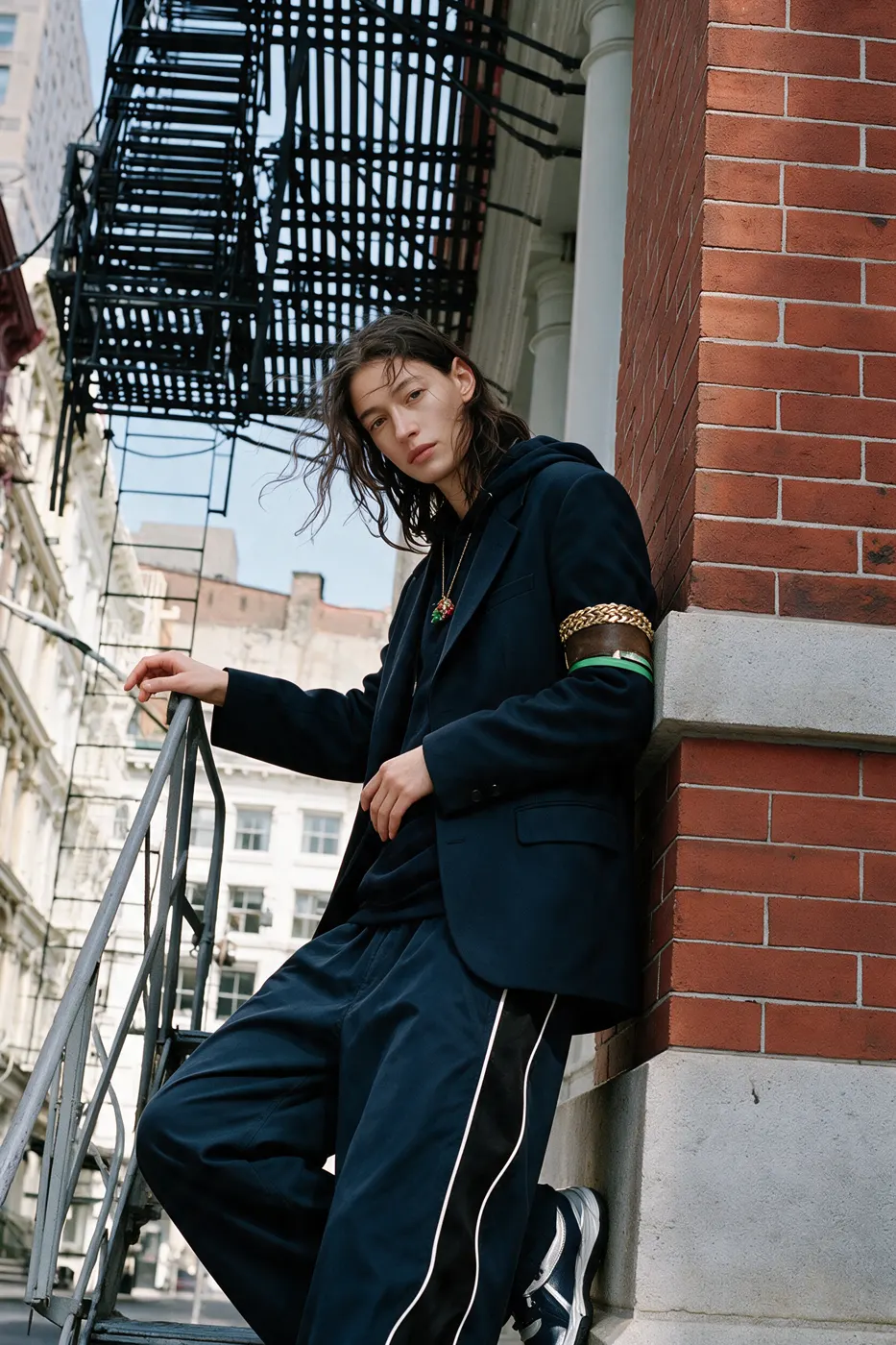 Balenciaga-inspired fashion campaign image, view 04