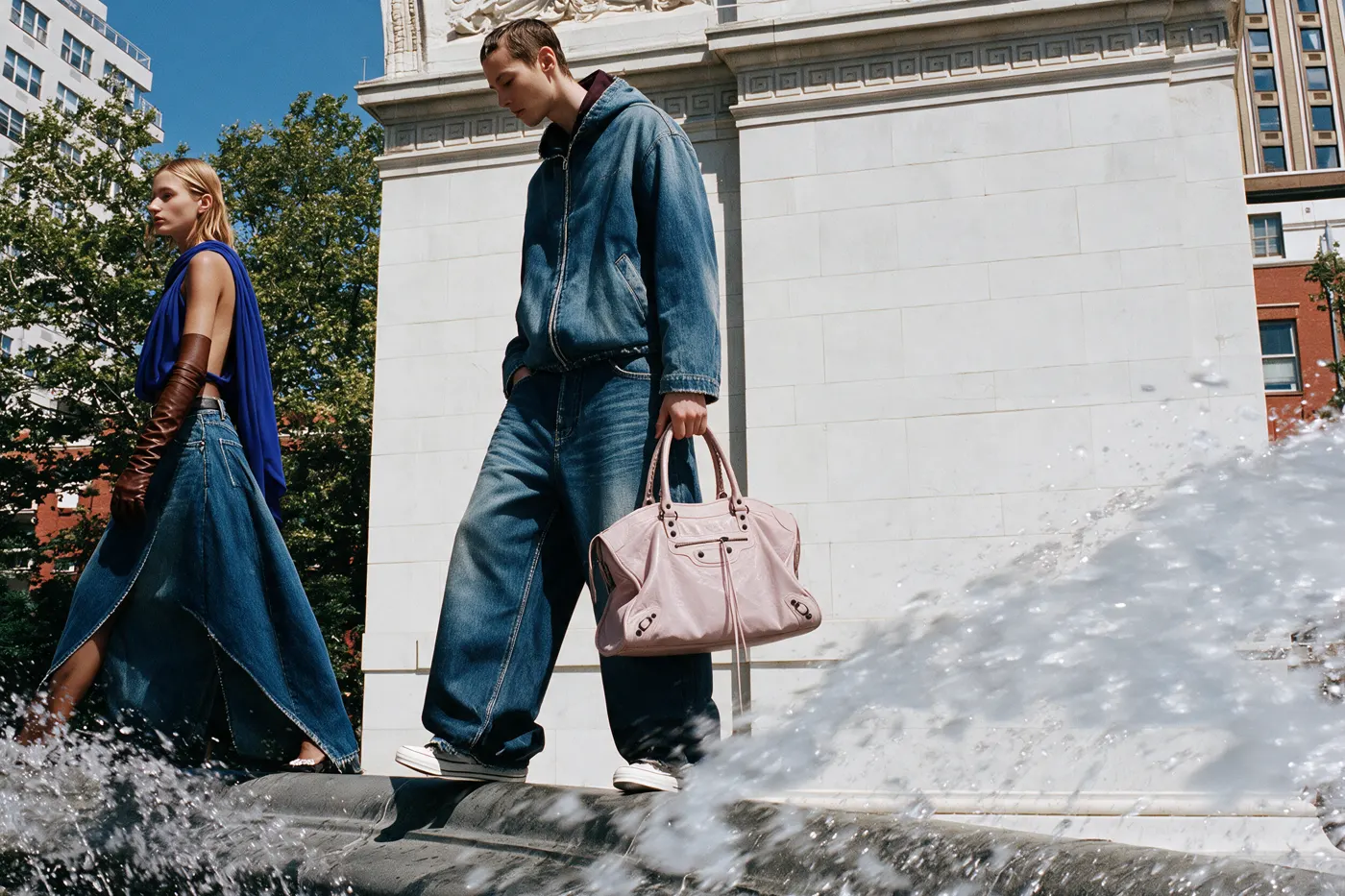 Balenciaga-inspired fashion campaign image, view 07