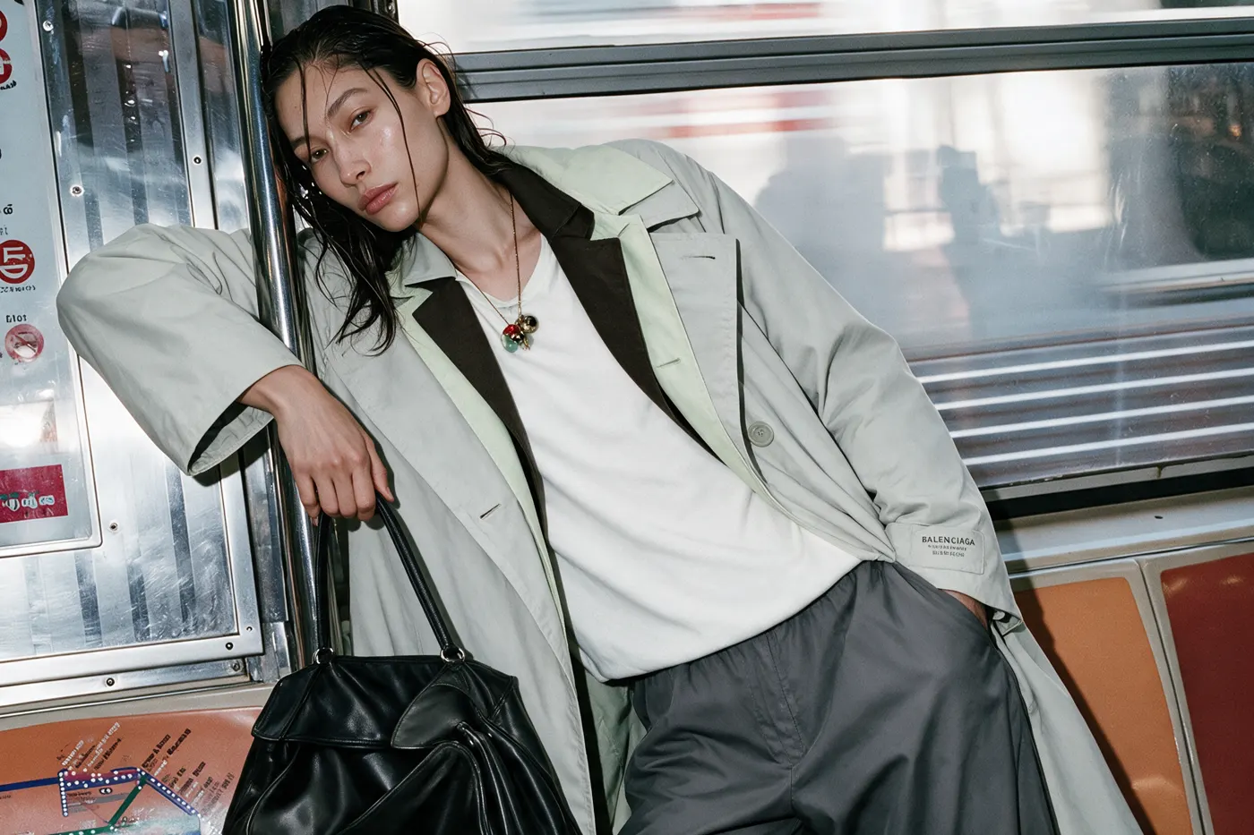 Balenciaga-inspired fashion campaign image, view 08