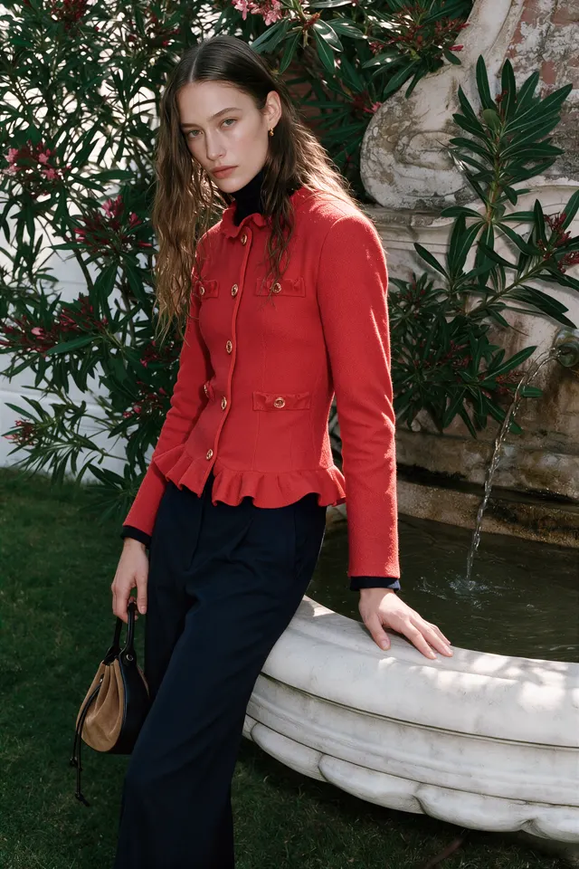 Chanel-inspired fashion campaign image, view 01
