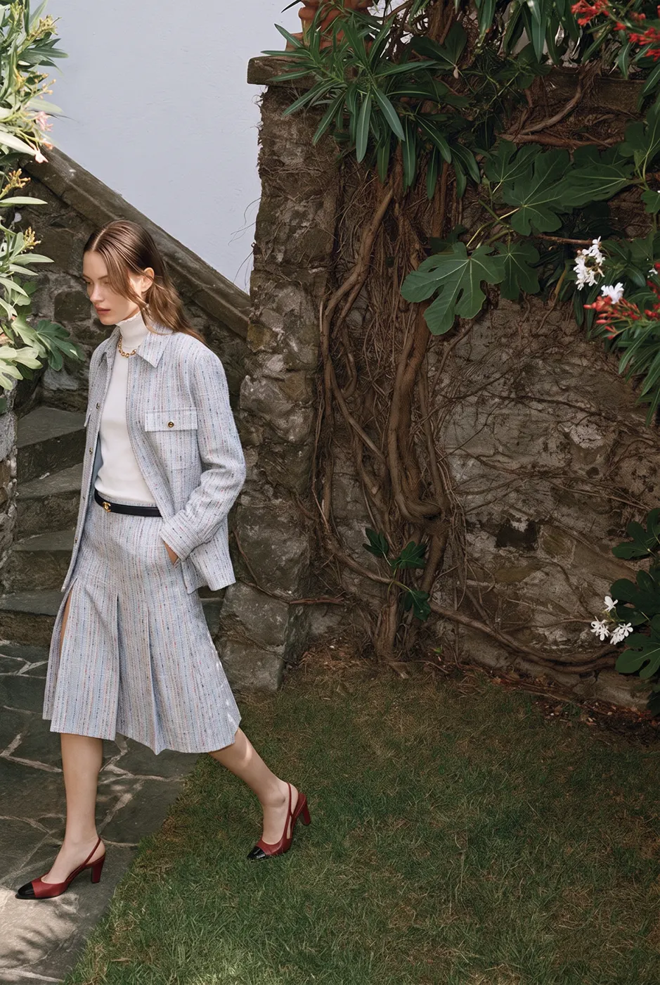 Chanel-inspired fashion campaign image, view 06