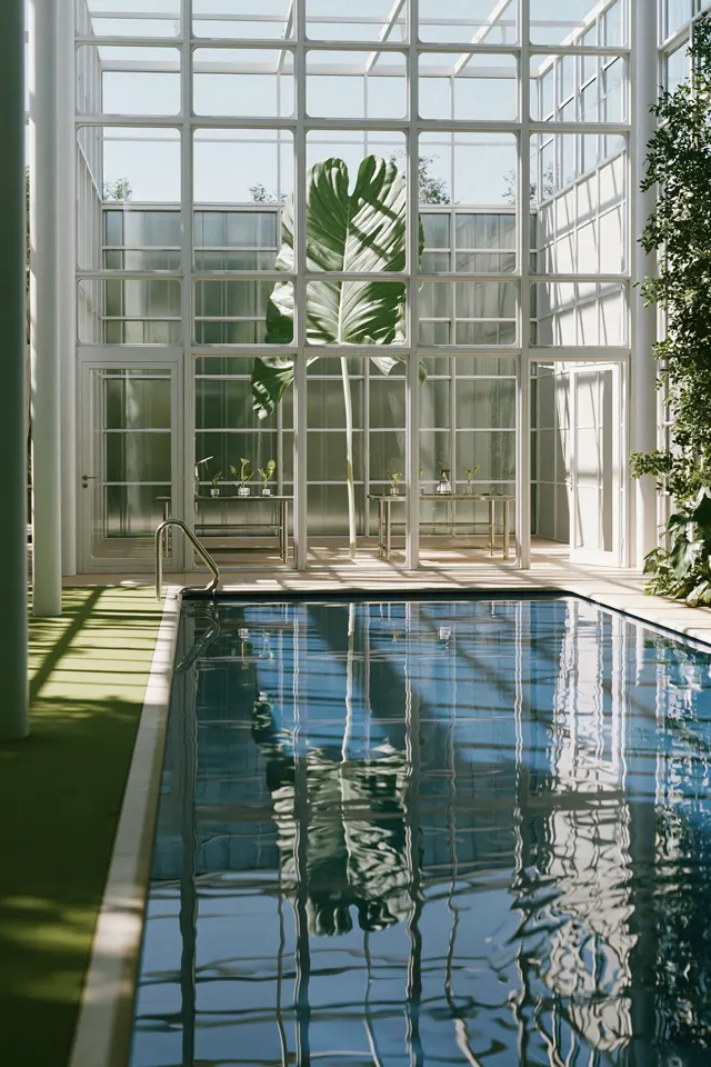Fashion campaign photographed in a future ecology greenhouse, view 13