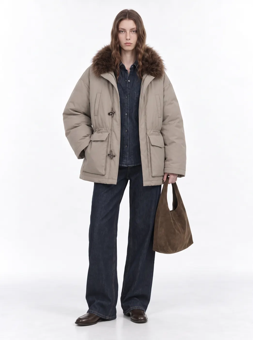 Full-body fashion e-commerce model image, view 25