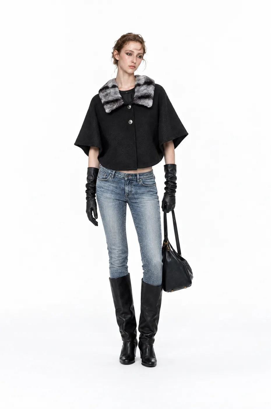 Full-body fashion e-commerce model image, view 29