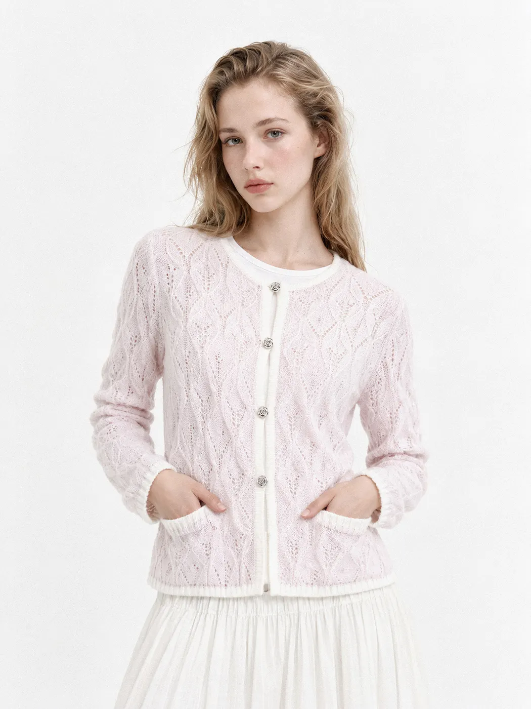 Half-body fashion e-commerce model image, view 11