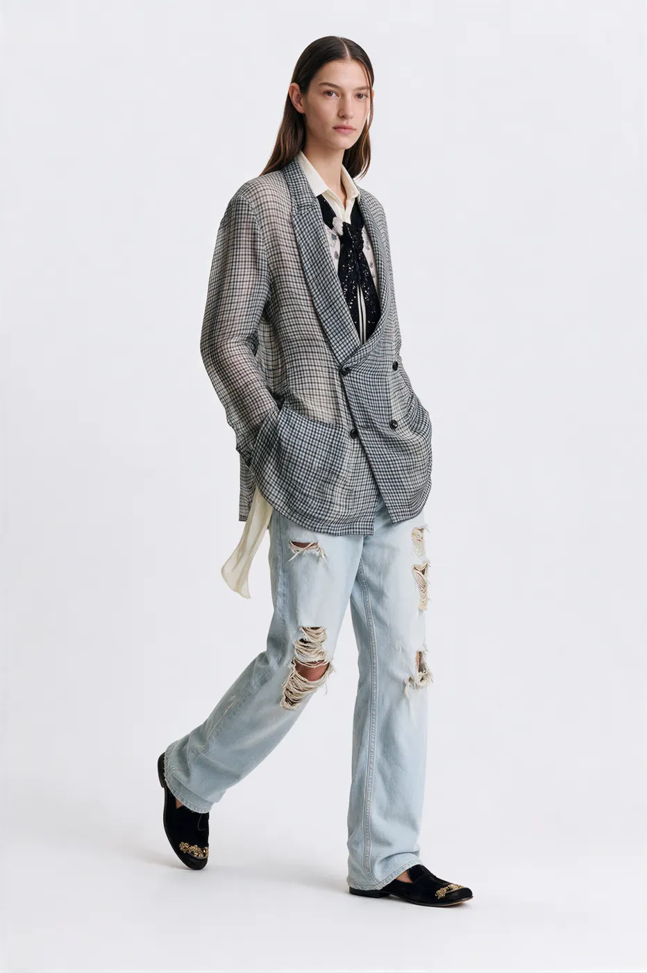 Dior-inspired fashion lookbook image, view 07