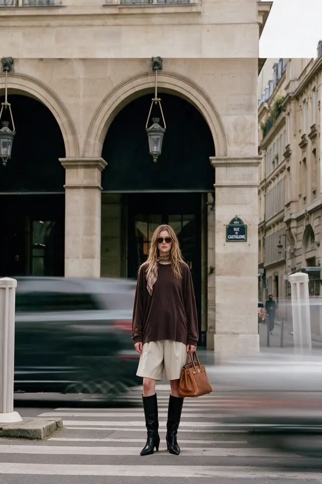 Paris fashion lookbook image, view 02