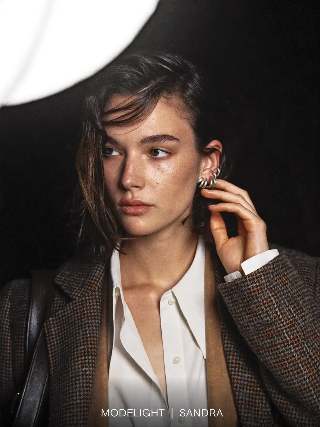 Fashion model face development portrait, view 14