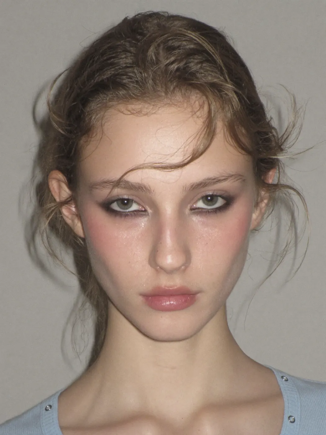 Fashion model face development portrait, view 20