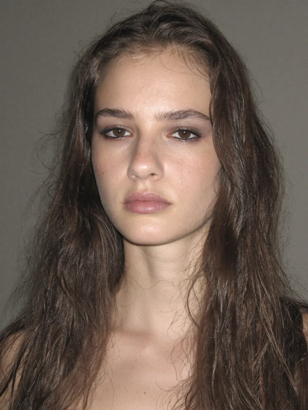 Fashion model face development portrait, view 21
