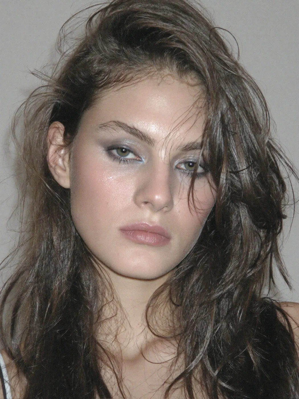 Fashion model face development portrait, view 22