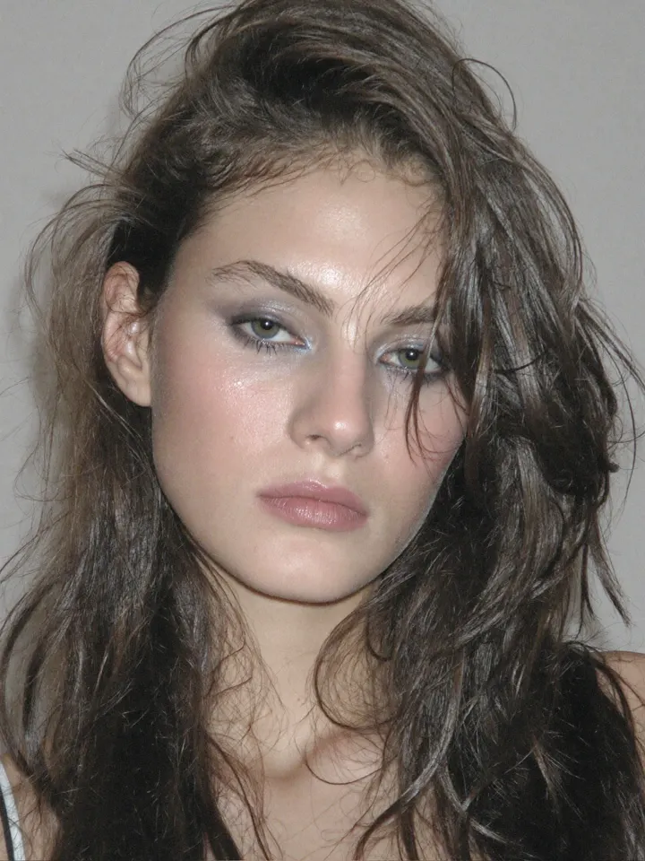 Fashion model face development portrait, view 22