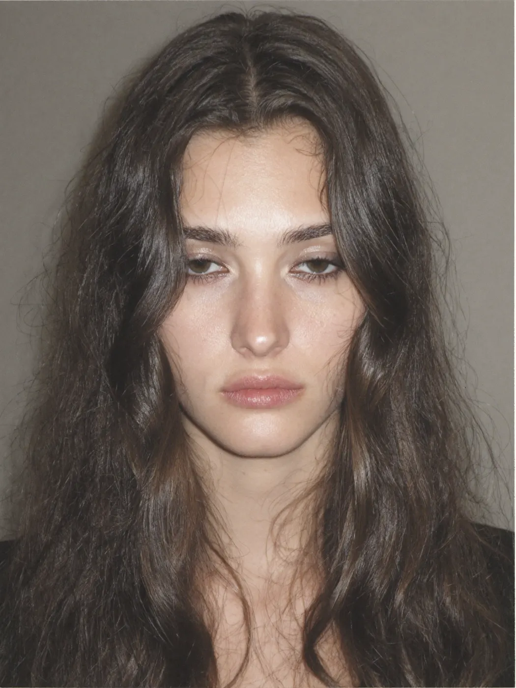 Fashion model face development portrait, view 23