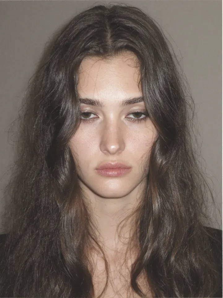 Fashion model face development portrait, view 23