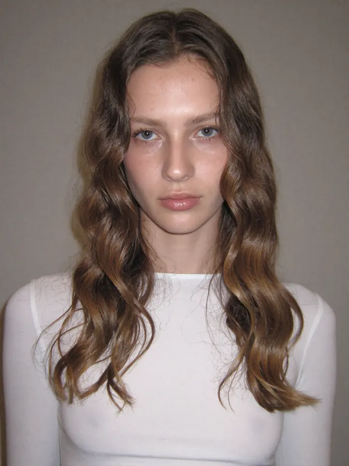 Fashion model face development portrait, view 25