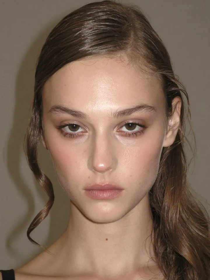 Fashion model face development portrait, view 27