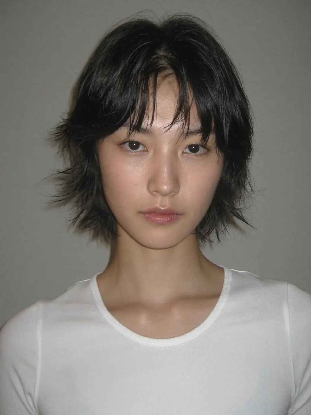 Fashion model face development portrait, view 29