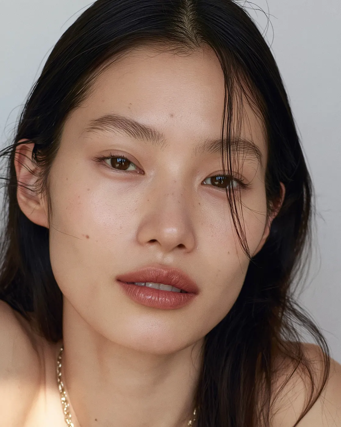 Fashion model face development portrait, view 33