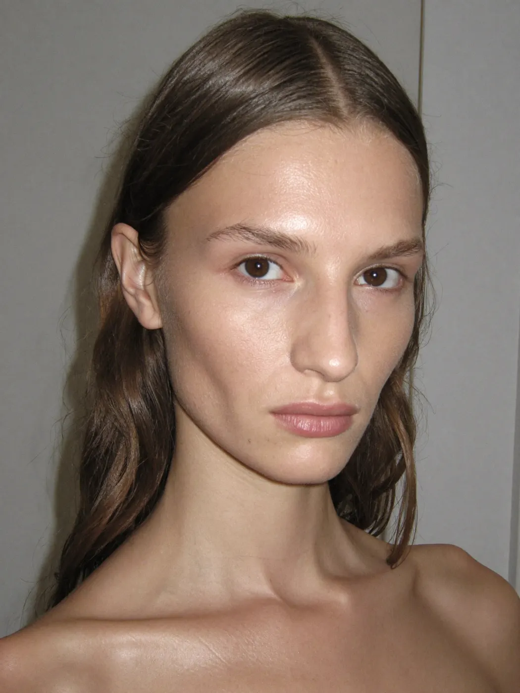 Fashion model face development portrait, view 35