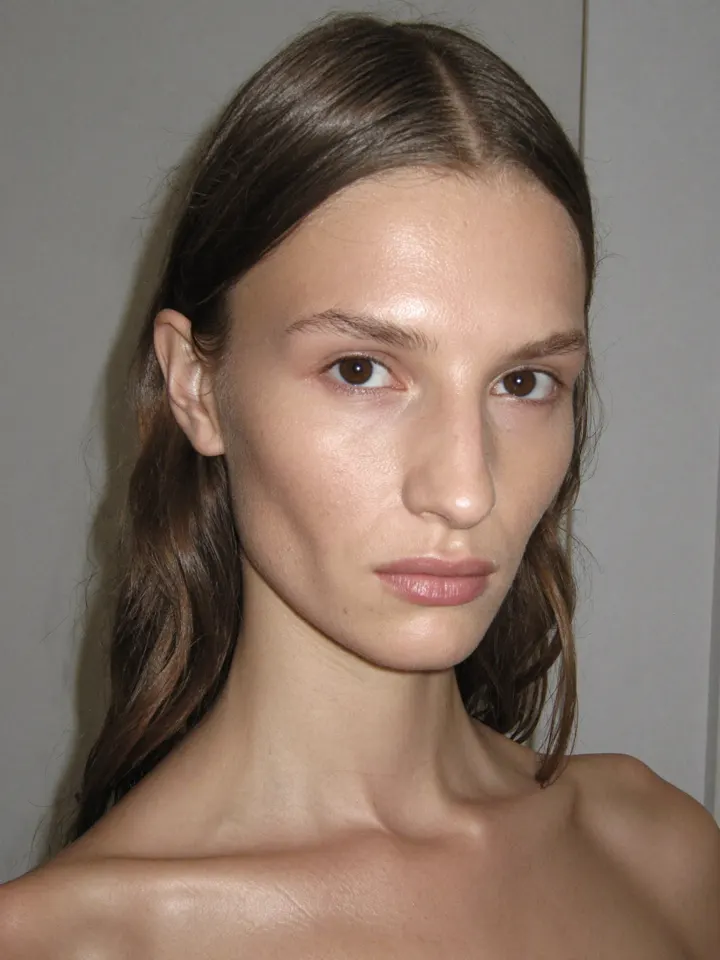 Fashion model face development portrait, view 35