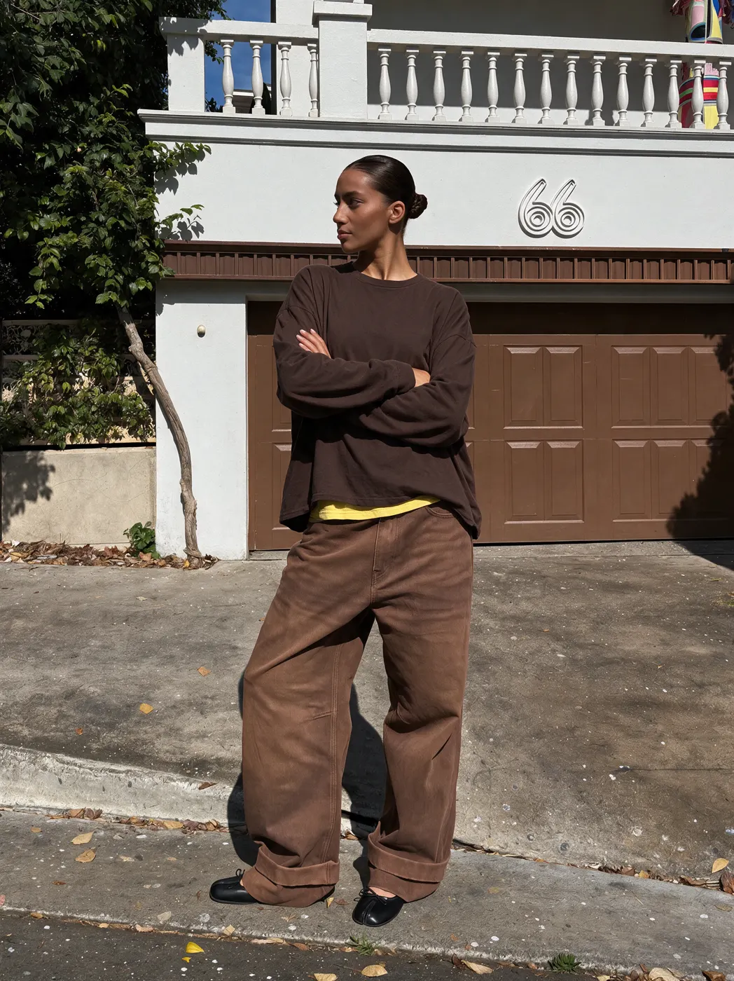 Everyday fashion styling in a casual lifestyle setting, view 21