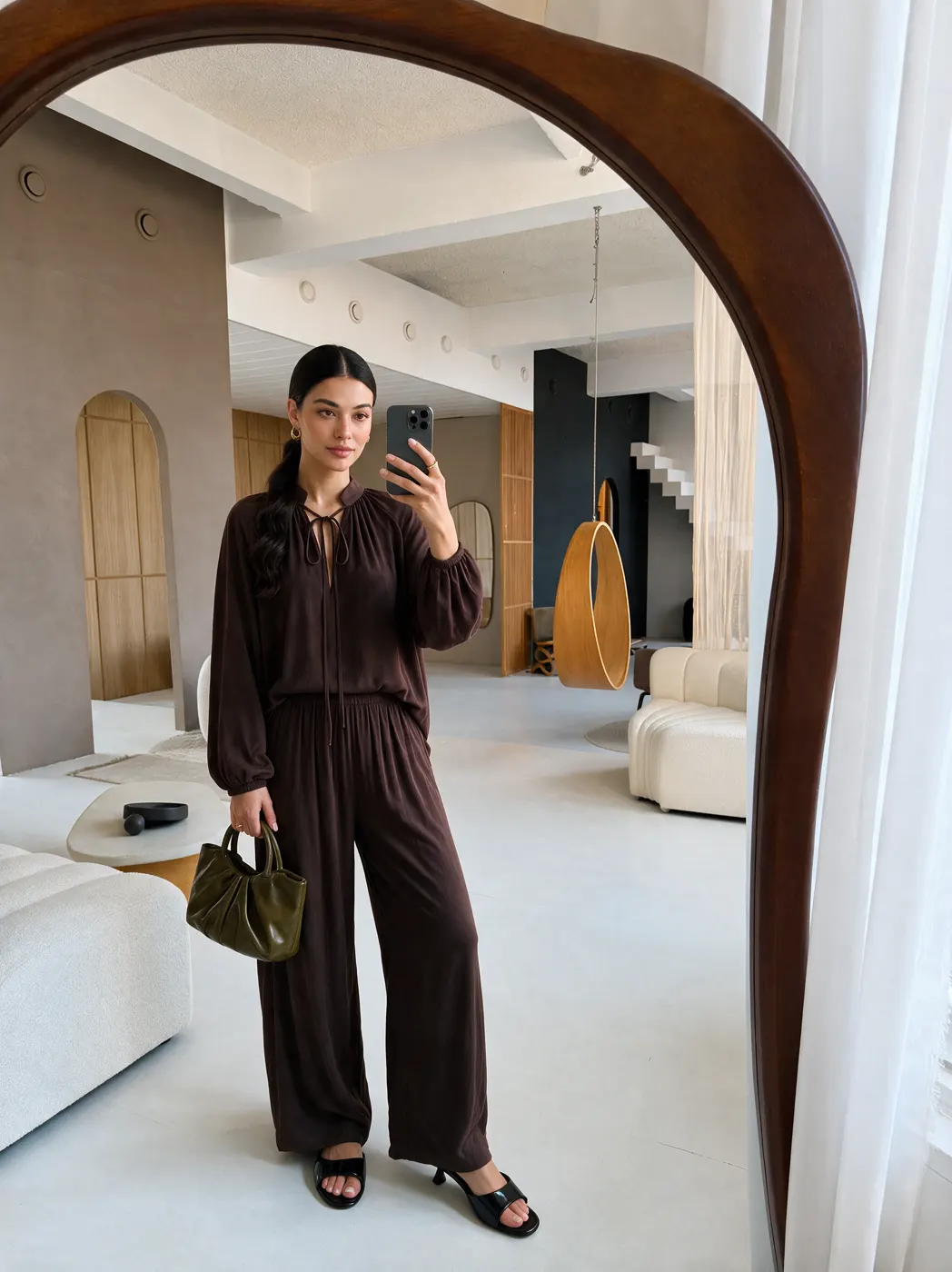 Everyday fashion styling in a casual lifestyle setting, view 26