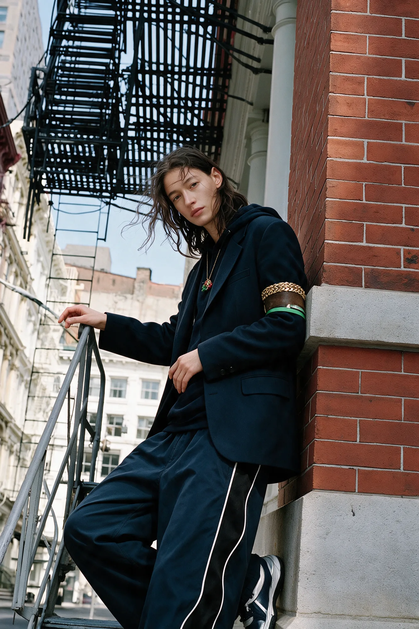 Balenciaga-inspired fashion campaign image, view 04