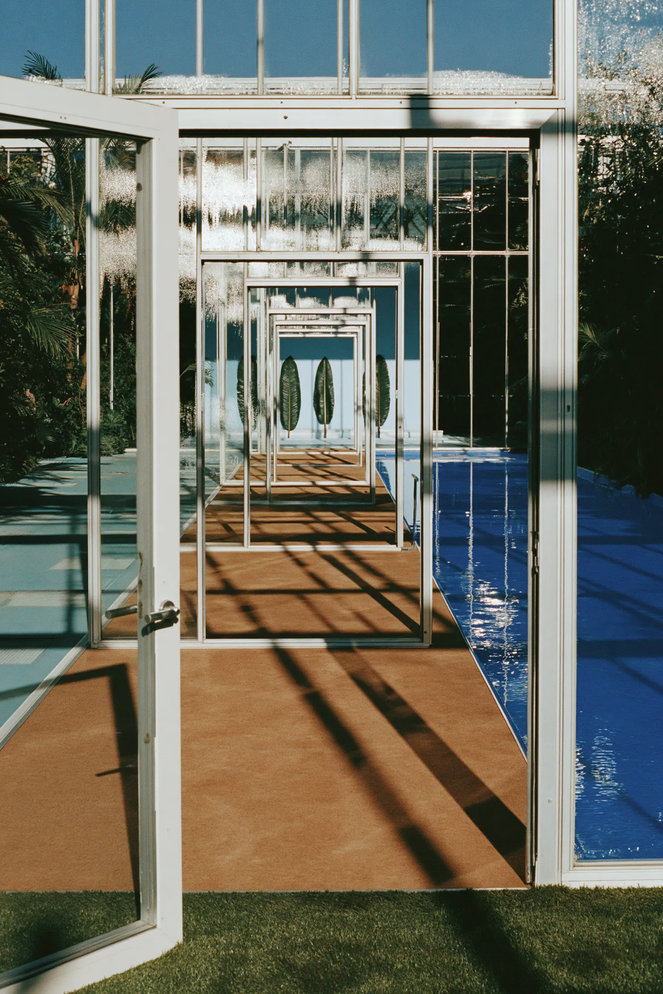 Fashion campaign photographed in a future ecology greenhouse, view 12