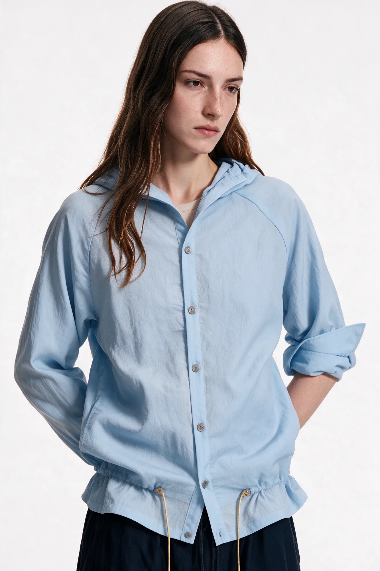 Half-body fashion e-commerce model image, view 02