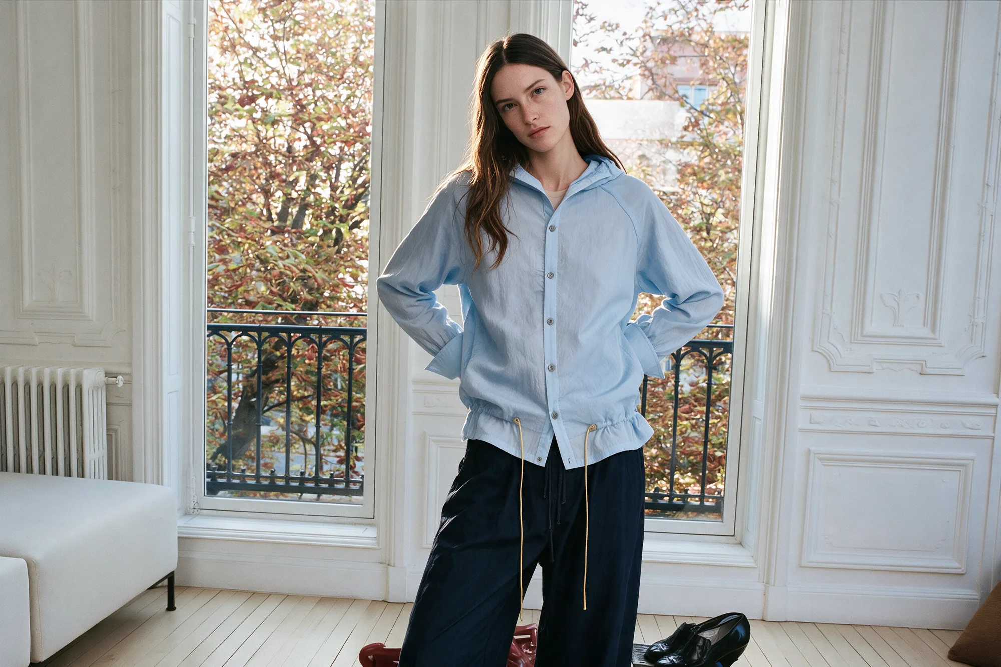 Blue fashion lookbook image, view 03