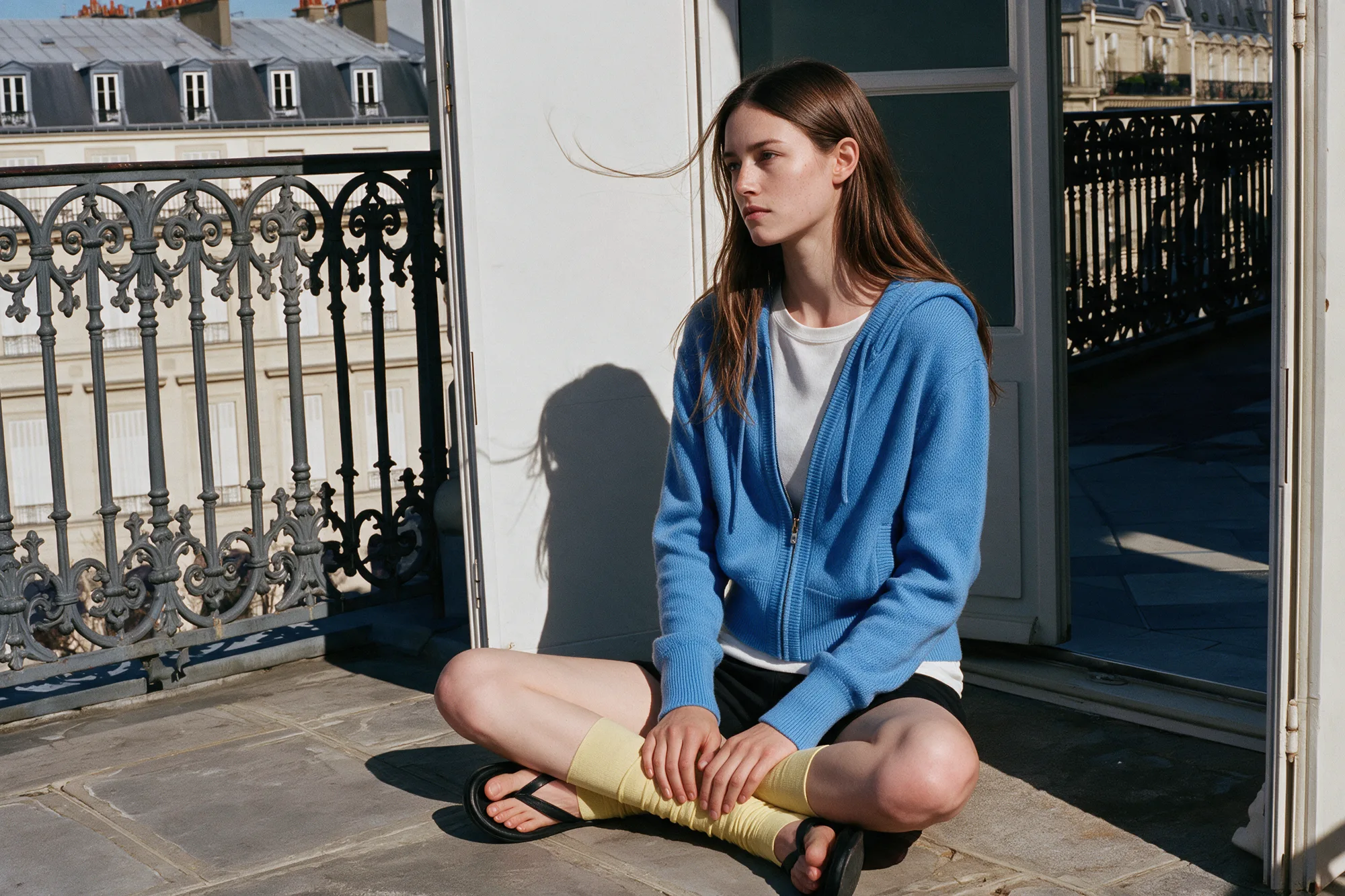 Blue fashion lookbook image, view 10