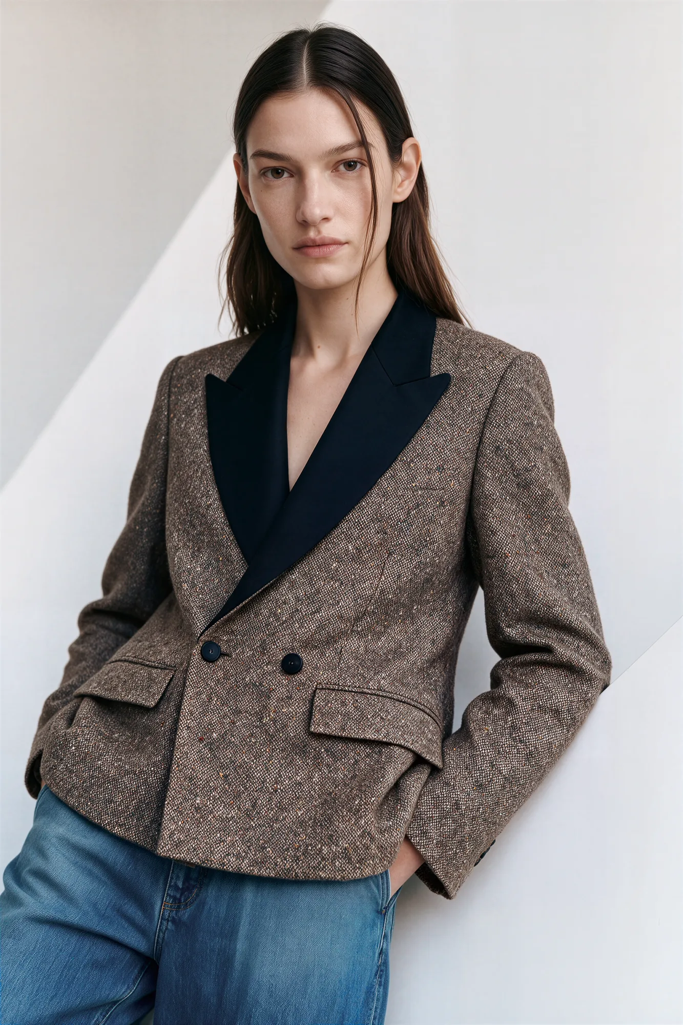 Dior-inspired fashion lookbook image, view 01