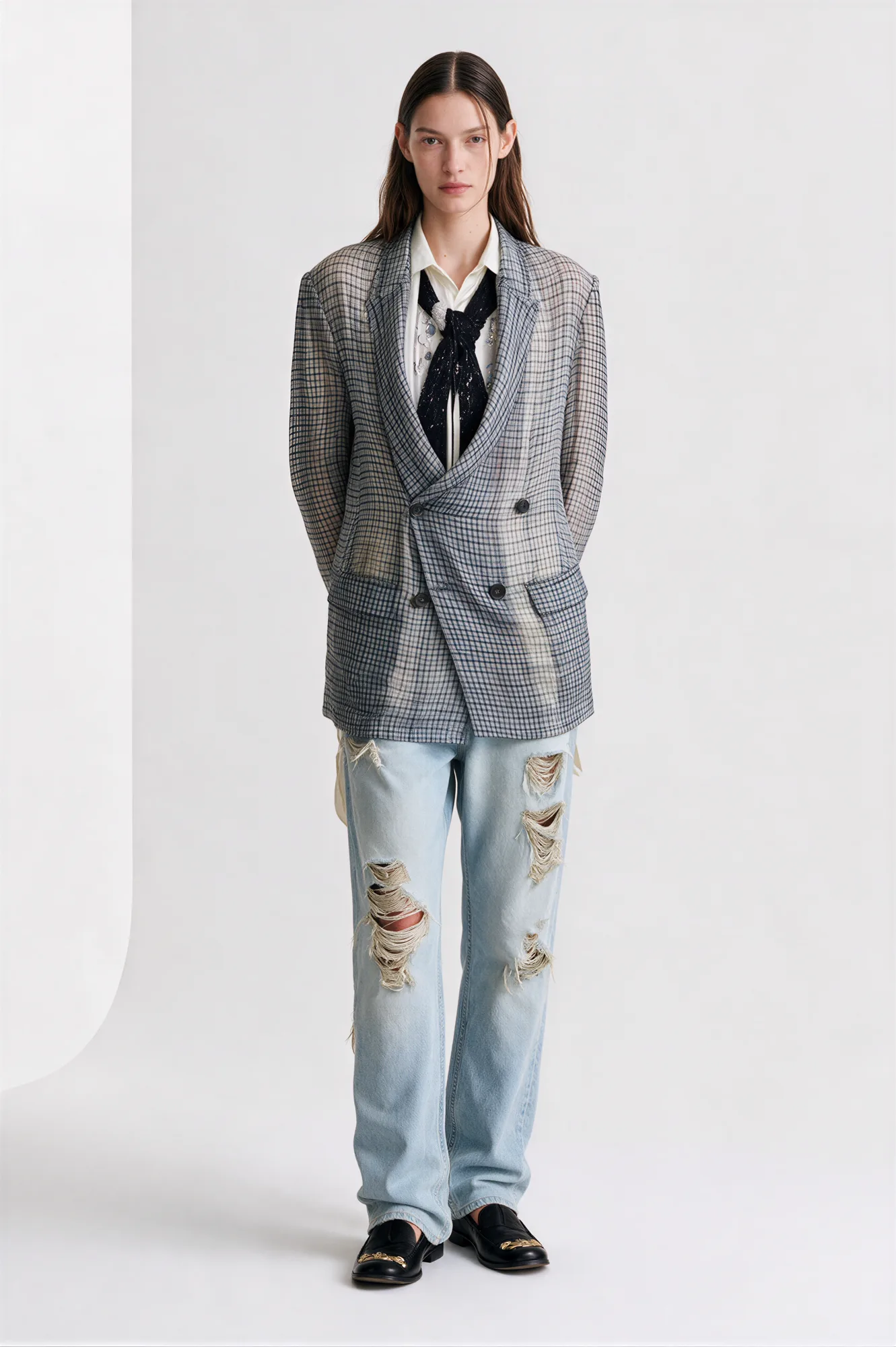 Dior-inspired fashion lookbook image, view 04