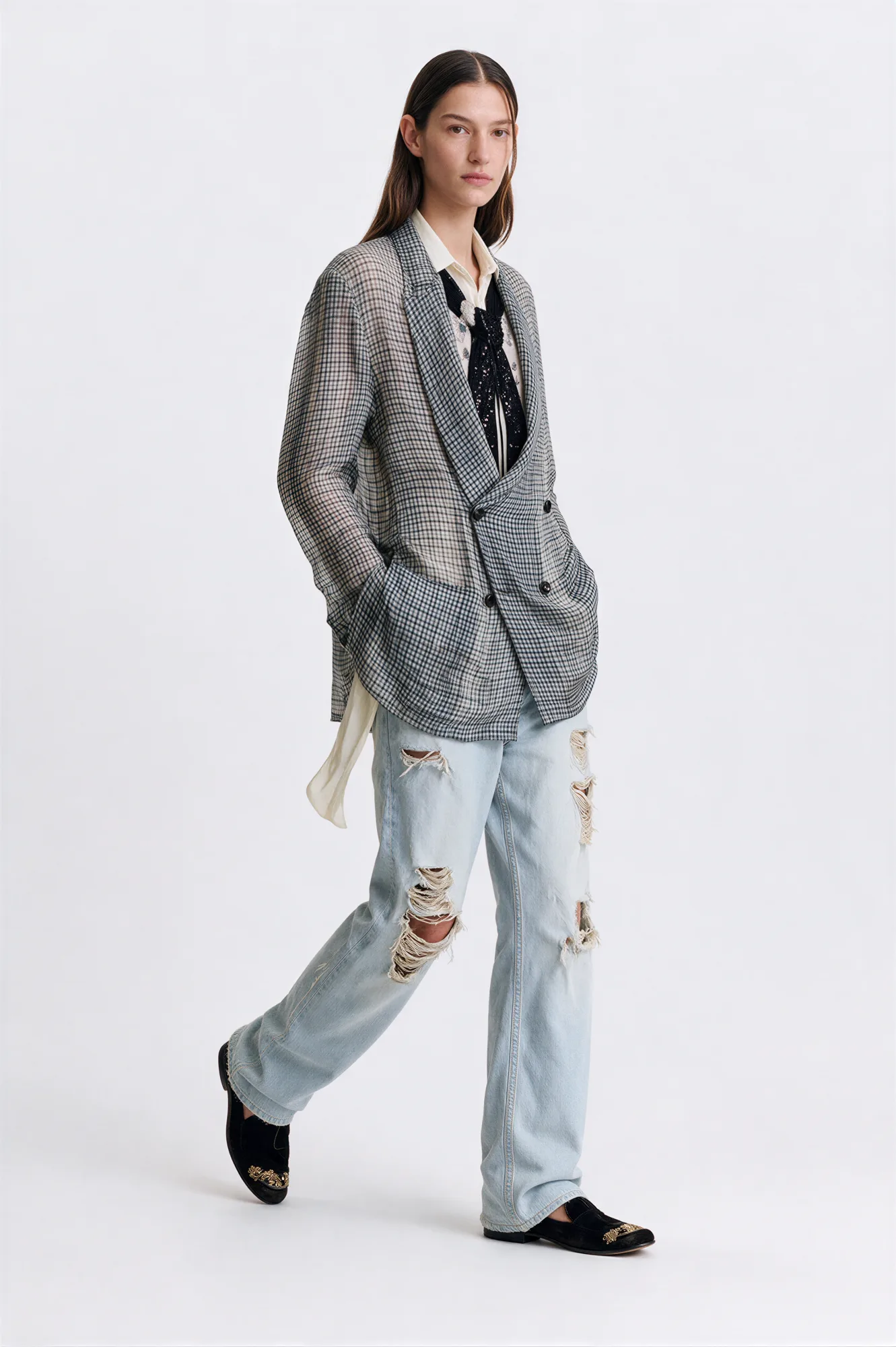 Dior-inspired fashion lookbook image, view 07