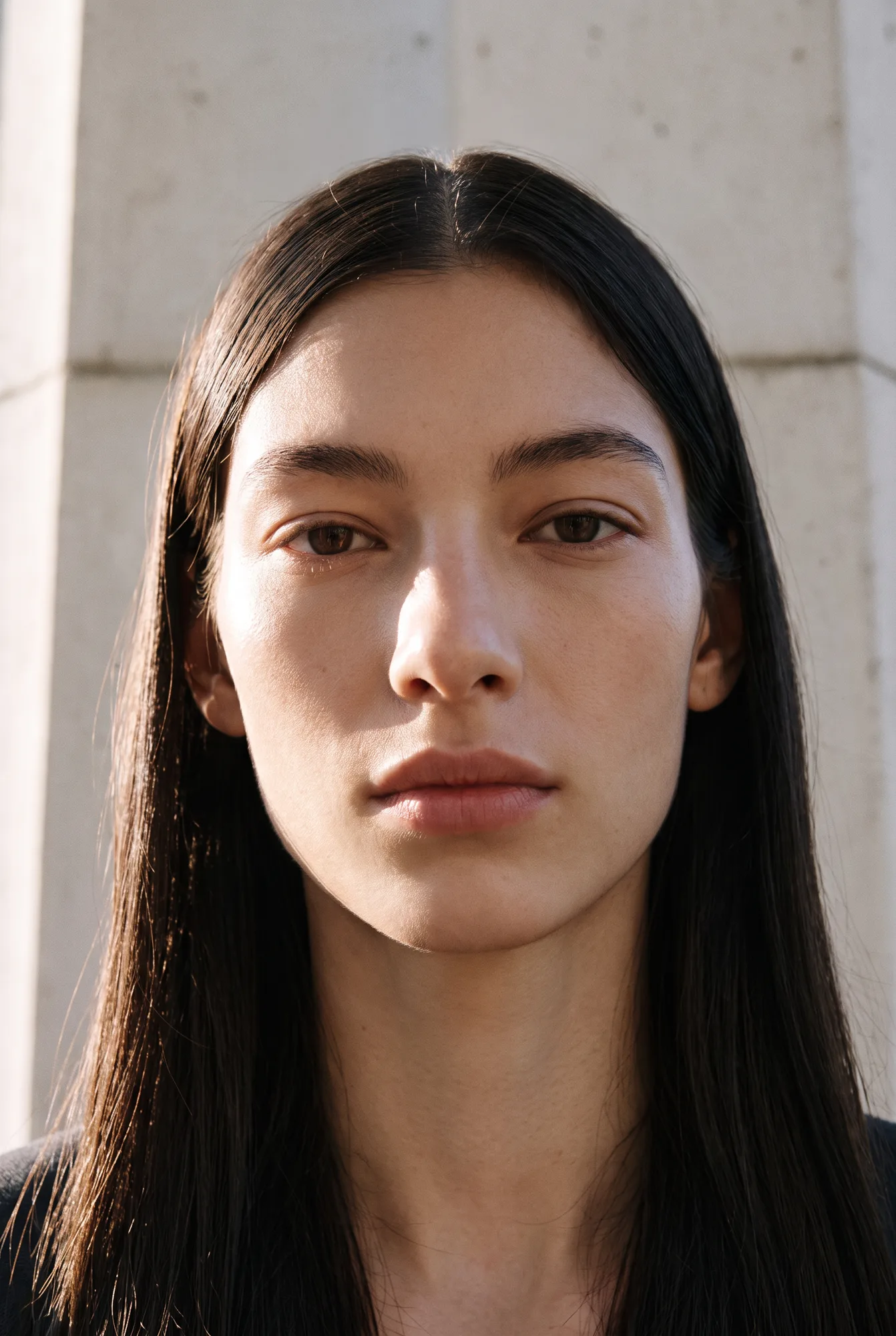 Fashion model face development portrait, view 11