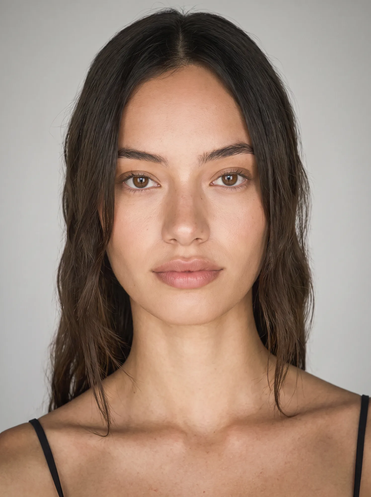 Fashion model face development portrait, view 13